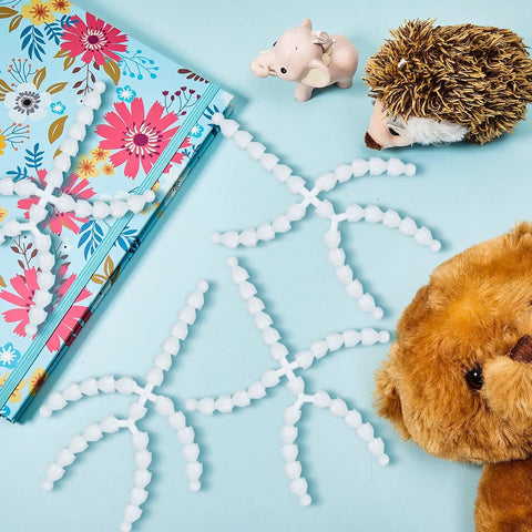 144 Piece Doll Armature Set With 4Y And 4X Chest Connectors Flexible Plastic Ball Joints with stuffed animals