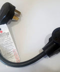 Beat Range Anxiety With Heavy Duty Universal Ev Charger Adapter Convert Dryer Plug To Outlet Level One And Two Electric Vehicle Charging Cable 220 Volt Nema Evse Connector image showing a heavy-duty universal charger adapter with black cable.