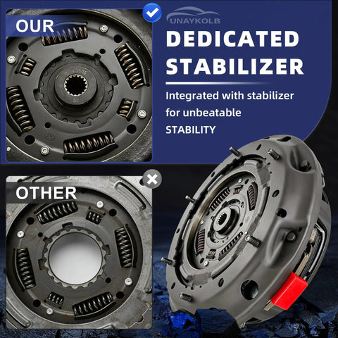 Beefed Up 6DCT250 DPS6 Dual Clutch Transmission Drum Kit For Ford Focus 2011-2019, Fiesta 2011-2019 close-up with stabilizer
