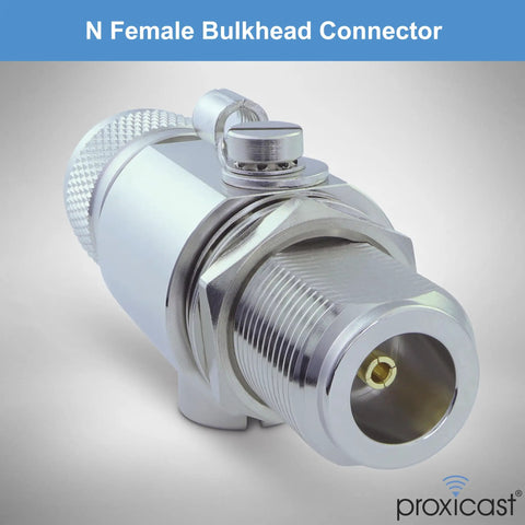 Beefed Up Coaxial Lightning Arrester For Outdoor Antennas With Wide Band Protection DC To 6 GHz N Male N Female Bi-Directional Connectors
