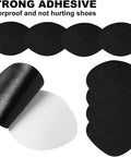 4 Pair Self Adhesive Shoe Hole Patches For Holes In Sneakers Leather Shoes And High Heels Heel Repair Kit Durable Microfiber Leather Patches