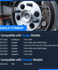 AWD Front Wheel Bearing And Hub Assembly 5-Lug Non-ABS Fits Chrysler 200 2005-2023, Dodge Challenger 2017-2023, Charger 2007-2023