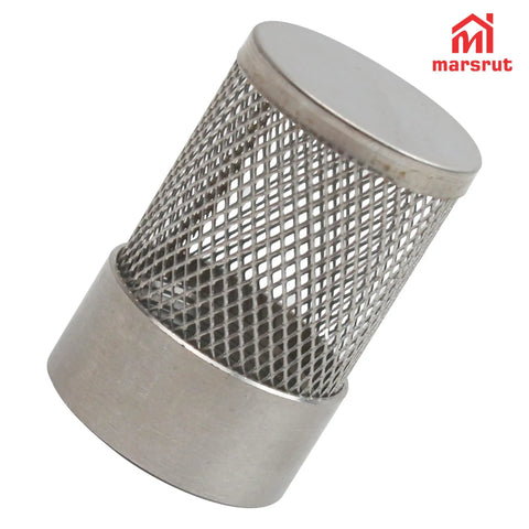 Garden Hose Inlet Strainer Filter G3/4 BSP For 3/4 Inch Pipe Fits 30mm Water Inlet, stainless steel cylindrical mesh design