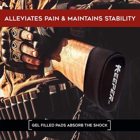 Gel Recoil Pad For Shotgun With Slip On Rifle Stock Pad Softens The Kick Using Visco Elastic Gel Fits Winchester Remington Mossberg Ruger