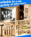 Ultra Slim Invisible Cabinet Door Magnets With High Adhesion No Drilling Required Strong Magnetic Catch For Cabinets Or Drawers