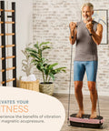 Man exercising on HexaPlate Lite Vibration Plate For Full Body Toning And Recovery With Lymphatic Drainage Compact Vibe Platform
