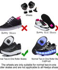 Upgrade Your Rides With Fresh Replacement Wheels For 2 In 1 Roller Skates Featuring Sick ABEC 5 Bearings This Complete Repair Kit Comes With Cover Plates And Tool Perfect For Kids Who Want A Smooth Roll Indoors Or Outside - image showing compatible and incompatible shoe types for roller skate wheels.