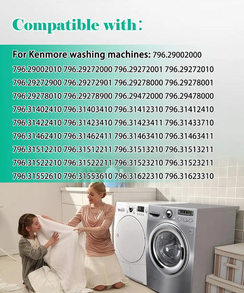 Washer Clutch Motor Replacement That Keeps Your Spin Cycle Strong Fits Kenmore And LG Machines 4681EA1009C Compatible With 79629002000 And 7962927xxx Series AH3579314 EA3579314 AP5243883 PS3579314 Easy Install, washer compatibility chart