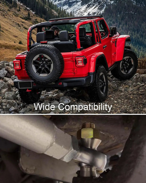 Three Quarters To Five Eighths High Misalignment Spacer For Rod Ends With Standard Ball Width Ideal Upgrade For Off Road Or Street Vehicles Providing Flexible Strong Linkage Between Differing Diameters.