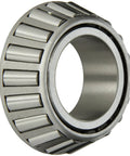 Beefy Heavy Duty Tapered Roller Bearing Cone Inner Race For M802047 in open cone view showing steel cage and rollers.