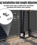 20 Ft #41 Roller Chain With 2 Links Heavy Duty Corrosion Resistant Interchangeable Replacement For Driven Slide Gate Operator And Conveyor System Reliable Performance For Outdoor Use close-up showing installation suitability.