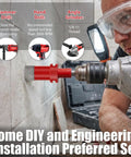 Ultra Durable 8-Piece Diamond Hole Saw Kit With Hex And SDS Adapters For Dry Or Wet Cutting Tile Granite Marble Glass Stone 1/4 To 1-3/8 Inch in use on tile