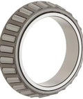 Single Tapered Roller Bearing Cone 48190 Inner Ring for radial and axial load support, metal construction, front view.