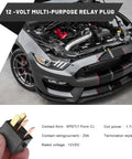 2 Pack Car AC Relay 12 Volt 4 Pin Starter and Cooling Fan Relay Replacement G8HL H71 Replaces 39794 SDA A03 A05 Plug and Play Compatible with Accord Civic Element CRZ, 12V 4-pin relay