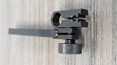 Universal Height Gauge Adapter With Clamps For Machinists, Dovetail Mount, 3/8 Inch Hole, 1/4 Inch By 1/2 Inch By 3 Inch Bar For Secure Instrument Mount, Compatible With Test And Drop Indicators, Pro Grade Measuring Accessory