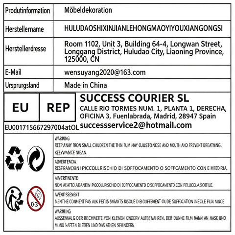 Pro Multi Size Step Drill Kit 5 Piece Hss With Cool Spiral Flute Design For Clean Holes And Less Heat Buildup To Get Your Metal Or Plastic Drilling Projects Done Fast And Super Tough. product label with EU rep, maker, address, and warning icons