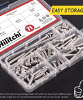 Top Shelf M6 Button Head Torx Security Screws Crafted From Badass Stainless Steel Featuring T30 Drive Bits rust resistant storage kit.