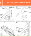 Installation instructions for undermount drawer slides rear brackets in face frame cabinets, showing measurements and positioning.