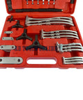Gear And Hub Puller Set With 2 And 3 Leg Configurations For 3 To 8 Inches And 75 To 200mm Leg Sizes in blow molded case