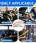 Solder Seal Wire Connectors Kit For Quick DIY Install With Waterproof Heat Shrink Sleeves Marine Grade Electrical Terminals And Insulated Butt Splices For Marine Automotive Boat Truck RV And Trailer Wiring shown with usage examples in motorcycle, vehicle, boat, and IT electronics.