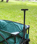 Beefy Adjustable Heavy Duty Wagon Cart Pull Handle From 18 To 27.6 Inches Telescoping Replacement Handle For Folding Carts Easy Install For Outdoor Camping Trolleys And Wagons on green wagon