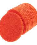Get Ready With These Sweet 10 Pack Orange Nylon Hook And Loop Sanding Discs At A Rip Roaring 2000 Grit for smooth polishing.