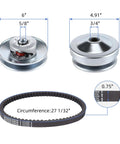 Go Kart CVT Torque Converter Kit With 3/4 Inch Bore Driver Clutch And 5/8 Inch Bore 6 Inch Driven Clutch Plus 203589 Drive Belt