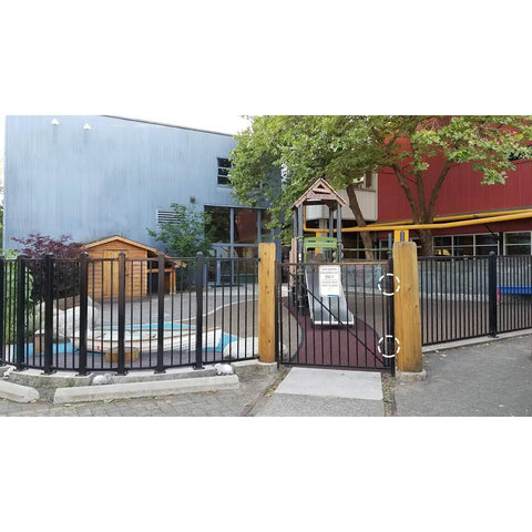 Heavy Duty Self-Closing Gate Hinges With Adjustable Tension For High Traffic Gates And Pool Fences Gloss Black Covers Rust Proof UV Stabilized Easy Install And Durable Safety Gate Hardware For Indoor Or Outdoor Use on a poolside gate