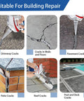 Various uses of Fast Cure Concrete Crack Sealant For Slab Repairs, Quick Drying Waterproof Filler And Weather Resistant Caulking Glue