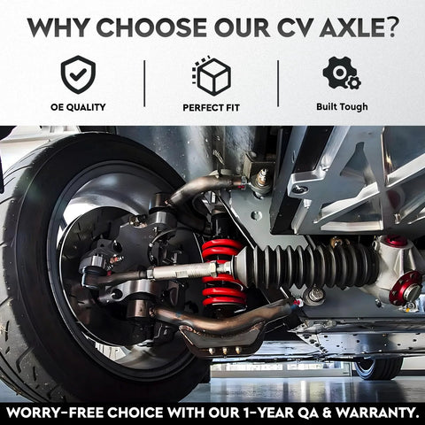 Installed Nissan Altima 2.5L Front CV Axle Shaft Assembly Pair Fit 2007-2013 Not Hybrid Also Compatible With Rogue 2008-2013 And Rogue Select 2014-2015 Front Wheel Drive Only Driver And Passenger Side Easy Install