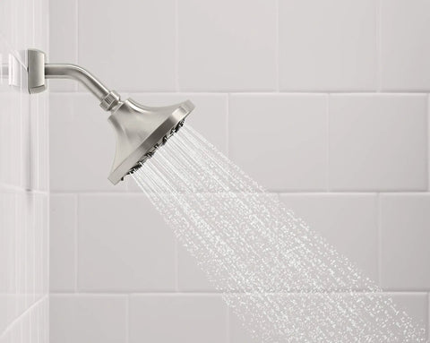Ridgeport Bath And Shower Faucet With Versatile Spray Settings For Wide Coverage in vibrant brushed nickel