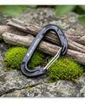 Heavy Duty Wire Gate Carabiner Clip Set 7075 Aluminum Lightweight Mini Carabiners 5 Pack For Keychain Belt Loop Outdoor Backpack Gym Use