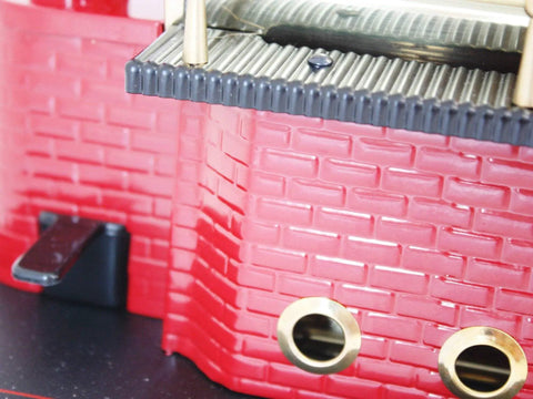 Close-up of D21 Steam Engine Model With Esbit Dry Fuel Burner TÜV Certified 120mm Burner 65mm Pot 165mm Frame