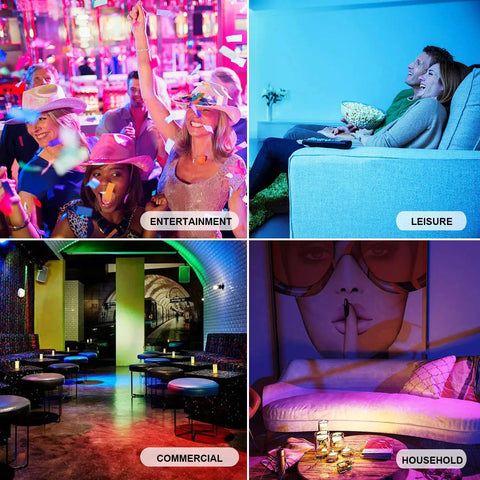 Color Changing LED Bulb With Remote Control, 10W E26 RGB Plus Daylight White 5700K, Dimmable With Memory, Mood Lighting For Home Decor, Stage, Bar And Party Vibes, 2 Pack