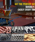 Titanium-Coated HSS Step Drill Bit Set For DIYers, Spiral Groove Design, drilling metal on machine, twelve sizes visible