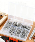 Wood Screws Assortment Kit For DIYers, 150 Pcs Self-Tapping Phillips Screws In 6 Sizes For Wood, Pro Grade, Rust Resistant Coated Set