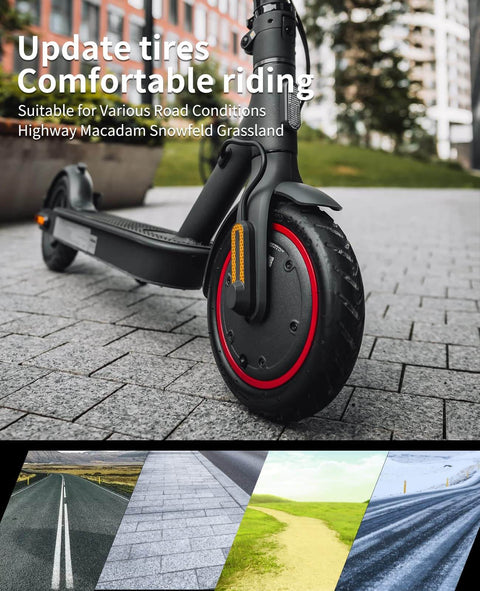 Scooter with Thicker 8.5x2 Scooter Inner Tube Replacement for 8.5 Inch Wheels fits Xiaomi M365 Gotrax Gxl V2, urban setting