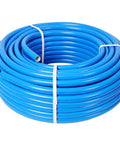Boss Grade Blue Air Compressor Piping Tube 3/4 Inch X 200 Feet, heavy duty blue tubing roll for pneumatic applications.