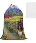 Big 24x36 Inch Drawstring Laundry Bag With Removable Mesh Wash Bag Dual Bag Set For Clothes And Blankets Laundry Hamper Liner