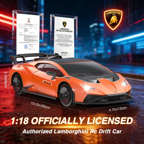 Lamborghini Officially Licensed 1 18 Scale Remote Control Car With LED Headlights High Speed 35 KMH Sick Fast Drift RC Car