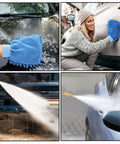 High Pressure Power Washer Wand With Hydro Jet Spray, Flexible Water Wand And 3 Nozzle Set For Cars, Windows, Patios, Gutters, And Pets