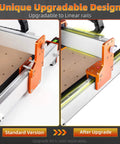 Pro Grade CNC Router XE PRO 3 Axis Engraving Milling Machine With Ball Screws upgradeable to linear rails, comparison view