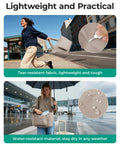 Foldable 37L Travel Bag That Expands Into A Spacious Weekender For Women, Lightweight Under Seat Airline Approved Personal Item in use