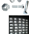 Grade 10.9 Metric Bolt And Hex Head Screw Assortment Kit 2400 Pieces M6 X1.0 M8 X1.25 M10 X1.5 all-purpose fasteners