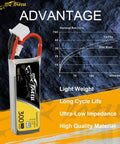 2S 7.6V 300mAh 75C LiPo Battery Pack With JST PHR Plug For Tiny RC Drones And Micro Cars Ultra Lightweight Power Cell