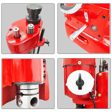 Close-up of 220V Cylinder Boring And Honing Machine For Auto Repair, showing various components and controls.