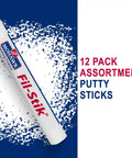 Fill Stick Wood Filler Crayon 12 Pack Assorted Colors For Scratches And Nicks On Furniture Frames Cabinets Putty Stick viewed.