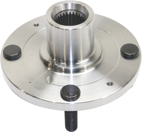 Front view of Front Wheel Hub Bearing Assembly Replacement Fits Hyundai Sonata 2002-2005, Kia Optima 2003-2005, Magentis 2002-2005 Left Or Right Side, 4 Lug Bolt Pattern Direct Fit OE Replacement Interchange 930011 showing 4-lug pattern.