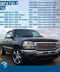 2007 GMC Sierra 1500 truck showcasing compatibility with Built Tough Rear Tailgate Latch Lock Kit for GM models.