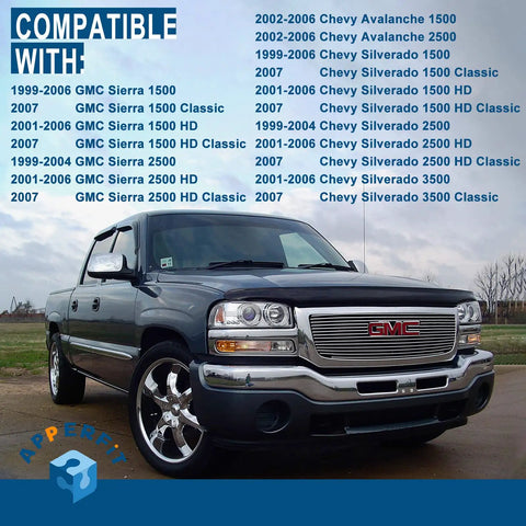 2007 GMC Sierra 1500 truck showcasing compatibility with Built Tough Rear Tailgate Latch Lock Kit for GM models.